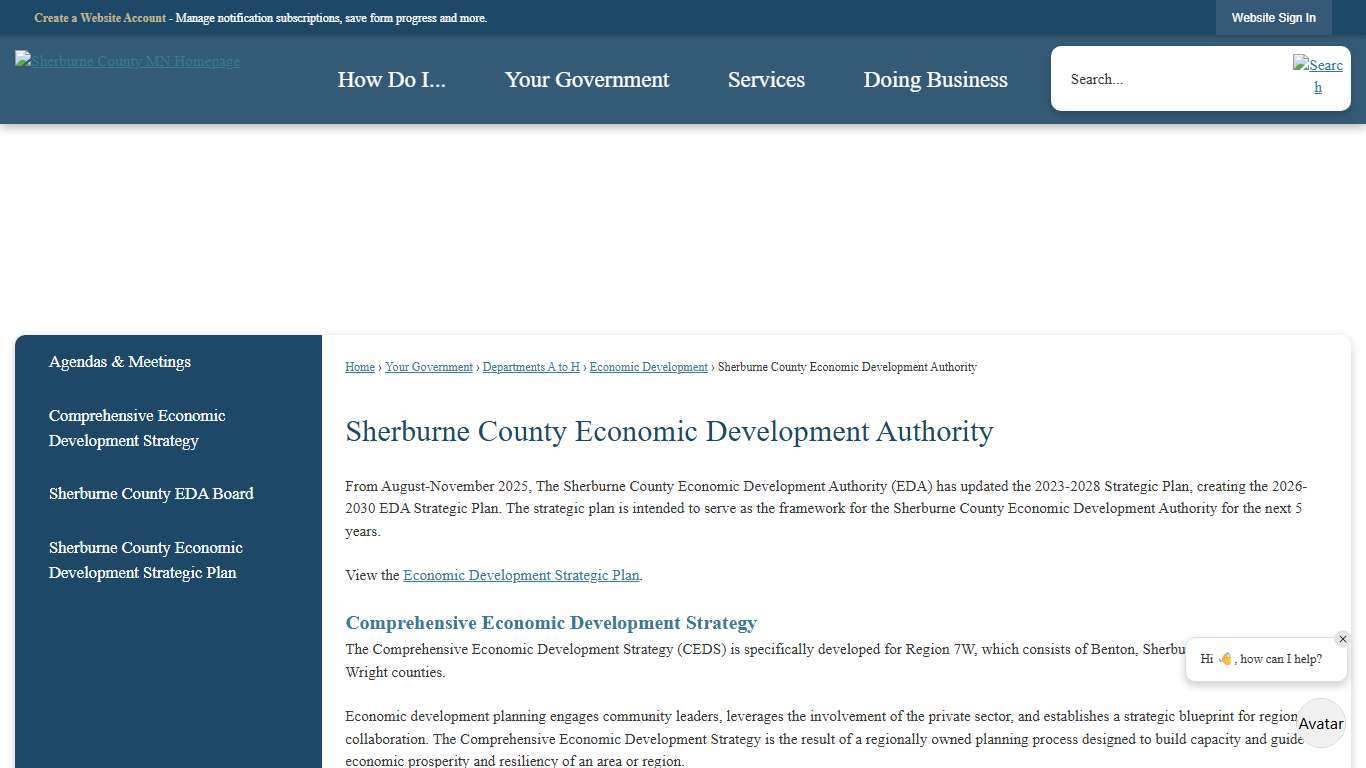 Sherburne County Economic Development Authority Sherburne County, MN
